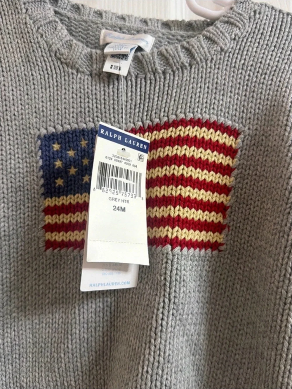 Polo flag sweater 24 months